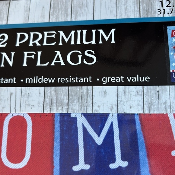 Valley View Garden Flags, 2 pack, Gnome of the Brave & puppies in flower basket - Picture 5 of 5